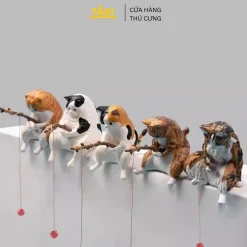 Mèo Câu Cá Ngồi, Mèo Nằm Thành Hồ